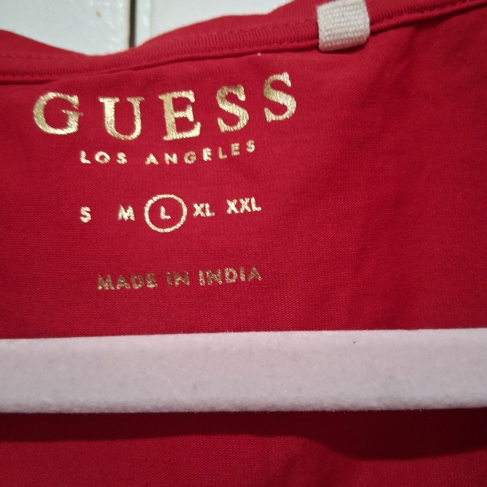 Guess Los Angeles Sequin Short Sleeve Top - Picture 3 of 3